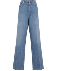 Miu Miu - Jeans Con Applicazione - Lyst
