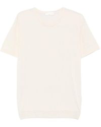 Roberto Collina - Short-sleeve Knitted Silk T-shirt - Lyst