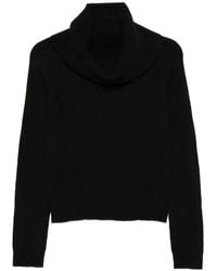Roberto Collina - Cashmere And Silk Sweater With Dropped Shoulders - Lyst
