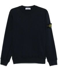 Stone Island - Lgoo Cotton Sweatshirt - Lyst