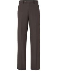 Fendi - Cigarette Wool Trousers Clothing - Lyst