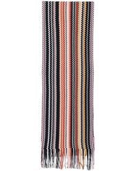 Missoni - Zig-Zag Knit Scarf With Fringes - Lyst
