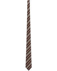 Saint Laurent - Striped Silk Tie - Lyst