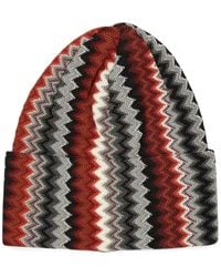 Missoni - Zig-Zag Pattern Beanie - Lyst