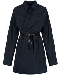 Balenciaga - Wrap Shirt Dress - Lyst