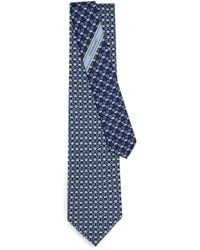 Ferragamo - Silk Tie Frog Print - Lyst