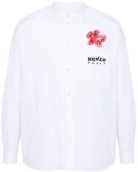 KENZO - Drawn Varsity Shirt - Lyst