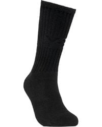 Y-3 - Tone On Tone Embroidered Logo Terry-Cloth Socks - Lyst