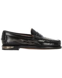 Sebago - Dan El Paso Embroidered Leather Loafers - Lyst