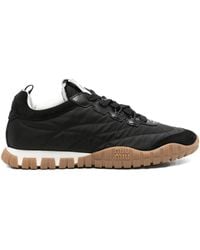 Miu Miu - Tyre Technical Fabric And Suede Sneakers - Lyst