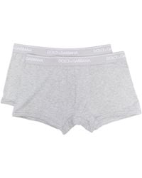 Dolce & Gabbana - Two-Pack Stretch Cotton Regular-Fit Boxers - Lyst