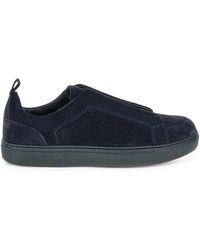 Paul & Shark - Suede Slip-on Sneakers - Lyst