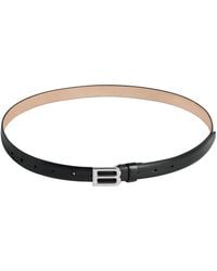 Balenciaga - Bolero B Belt In Smooth Leather - Lyst