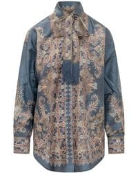 Zimmermann - Camicia Valiant - Lyst