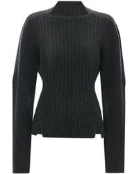 Victoria Beckham - Ribbed Jumper - Lyst