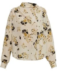 Isabel Marant - Fedry Printed Silk Blouse - Lyst