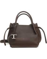 Tod's - Leather Small Bucket Bags - Lyst
