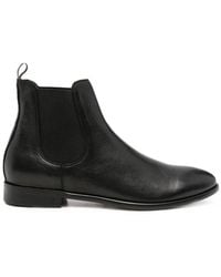 Sturlini - Chelsea Ankle Boots In Hammered Leather - Lyst