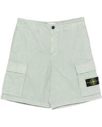 Stone Island - Nylon Panama Loose Fit Cargo Bermudas - Lyst