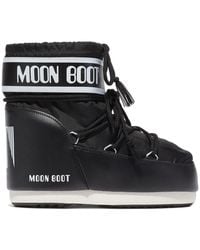 Moon Boot - High-Ankle Boots With Logo Branding - Lyst