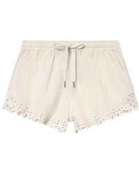 Isabel Marant - Isabel Marant Étoile Balyme Embroidered Shorts - Lyst