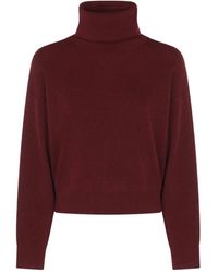 Brunello Cucinelli - Cashmere Blend English Ribbed Turtleneck Sweater - Lyst