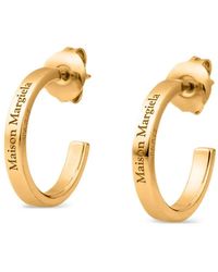 Maison Margiela - Sterling Logo Earrings - Lyst