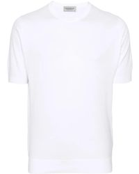 John Smedley - Kempton Fine Knit Cotton T-shirt - Lyst