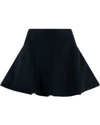 Balenciaga - Wool And Silk Balloon Mini Skirt - Lyst