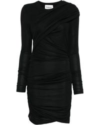 Isabel Marant - Denise Short Draped Jersey Dress Clothing - Lyst