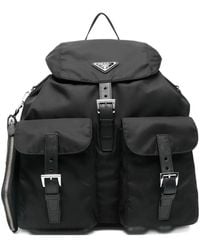 Prada - Medium Re-Nylon Backpack With Pouch Bags - Lyst