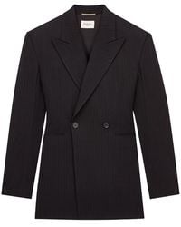 Saint Laurent - Giacca Doppiopetto - Lyst