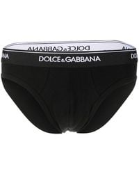 Dolce & Gabbana - Briefs With Logo Band - Lyst