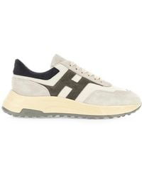 Hogan - Hyperlight Suede And Nappa Leather Sneakers - Lyst
