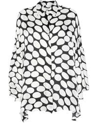 Dries Van Noten - Casia Viscose Shirt With Large Polka Dot-Motif - Lyst