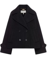 Chloé - Cappotto Corto Oversize - Lyst