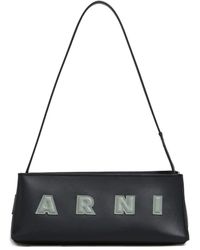 Marni - Calf Leather Shoulder Bags - Lyst