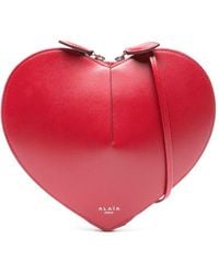 Alaïa - Italian Leather Zip Shoulder Bag - Lyst