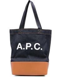 A.P.C. - Axel Tote Bag - Lyst