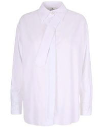 Elisabetta Franchi - Tie-Cuff Shirt - Lyst