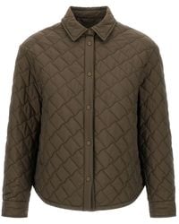 Herno - Quilted Ecoage Waterproof Shacket - Lyst
