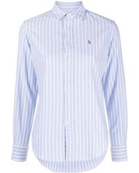 Polo Ralph Lauren - Polo Pony Motif Striped Shirt - Lyst