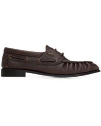 Saint Laurent - Loafer Boat Moccasins In Smooth Leather - Lyst
