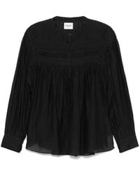 Isabel Marant - Cotton Blend Plalia Blouse - Lyst