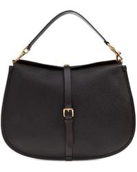 Etro - Buckle-Fastening Extra-Large Leather Shoulder Bag - Lyst