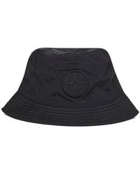 Stone Island - Logo Patch Bucket Hat Accessories - Lyst