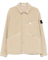 Stone Island - Cotton Jacket With Multiple Pockets Clothing - Lyst