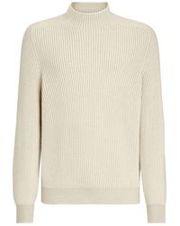 Brunello Cucinelli - Cashmere English Rib Turtleneck Sweater - Lyst
