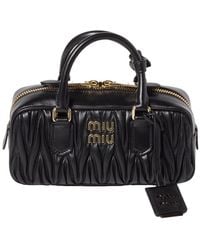 Miu Miu - Arcadie Regular Matelassã Nappa Leather Bag - Lyst