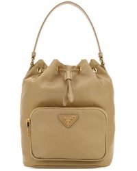 Prada - Duet Re-Nylon Bucket Bag - Lyst